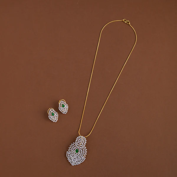 Dewdrop Mid length Pendant set